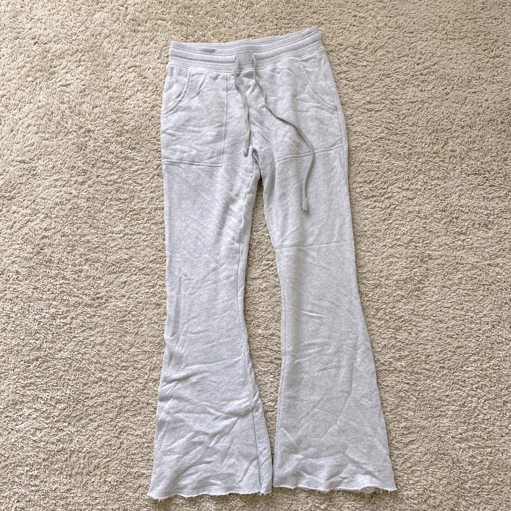 Aerie Gray Flare Sweatpants Size Small